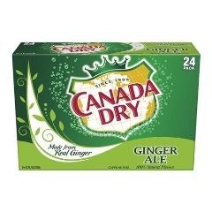 Canada Dry Ginger Ale (12 oz. cans, 24 pk.)