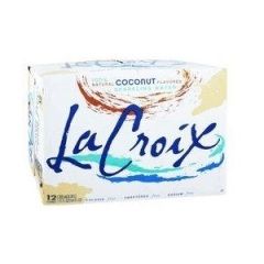 Lacroix Sparkling Water, Coconut, 12 Count