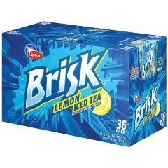 Lipton Brisk Lemon Iced Tea (12 oz. cans, 36 pk.)