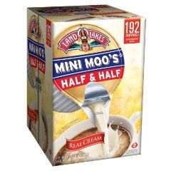 Mini Moo's, Half & Half, .5oz, 192/Carton, Sold as 1 Carton