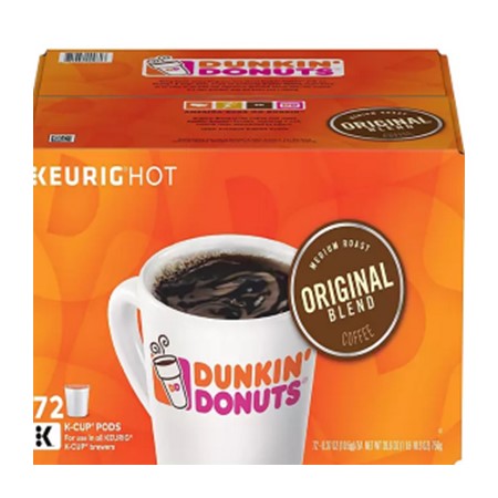 Dunkin' Donuts Medium Roast K-Cup Coffee Pods, Original Blen