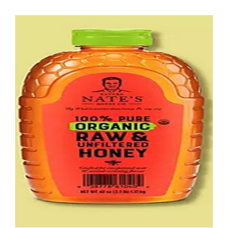 NATURE NATE'S 100% ORGANIC RAW AND UNFILTERED HONEY 40OZ